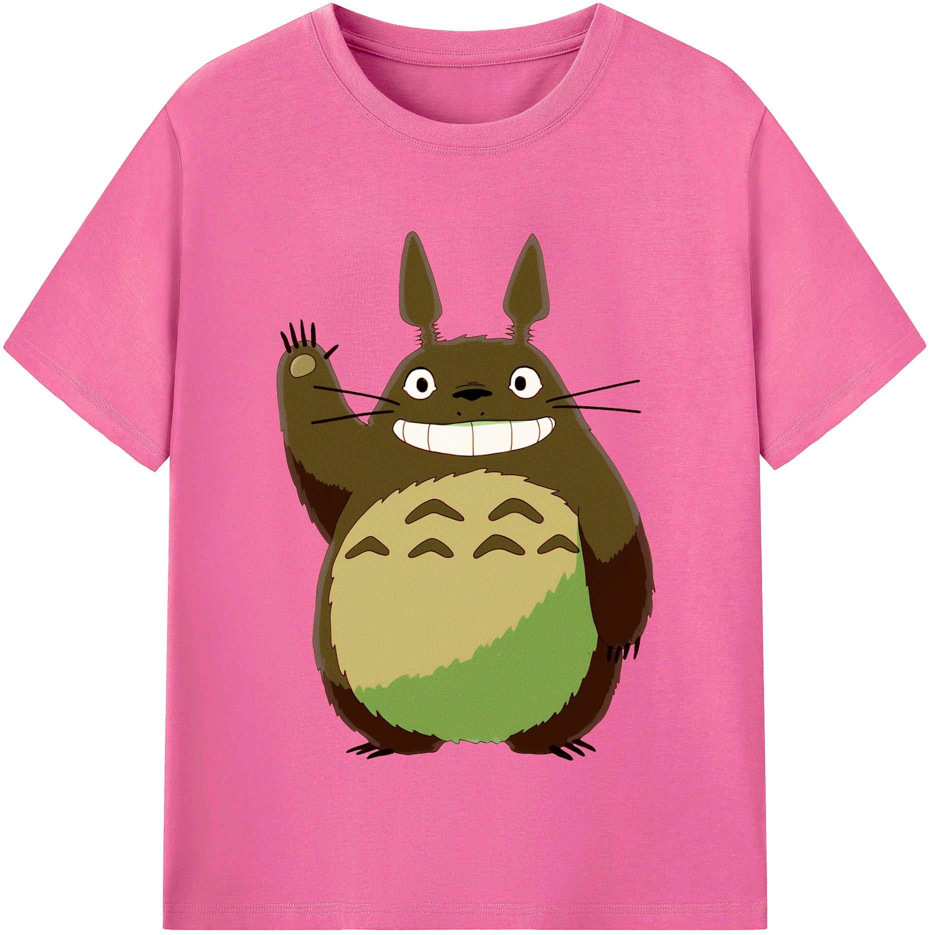 （画像用） となりのトトロ 草壁メイ 草壁サツキ My Neighbor Totoro Satsuki Kusakabe Mei Kusakabe レディースカジュアルプリントTシャツ（綿100％）